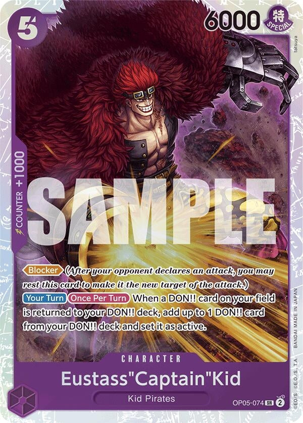 Eustass"Captain"Kid (Reprint) (OP05-074) (Premium Booster -The Best-)