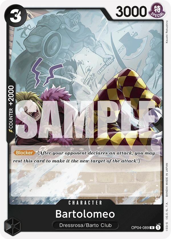 Bartolomeo (OP04-089) (Reprint) (OP04-089) (Premium Booster -The Best-)