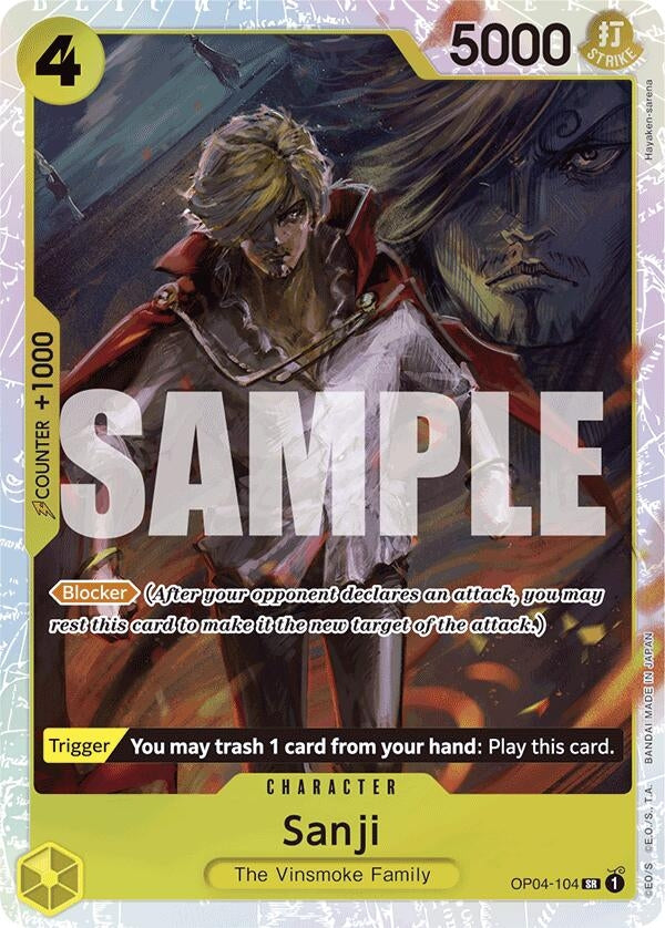 Image for Sanji (Reprint) (OP04-104) (Premium Booster -The Best-) - One Piece Card Game