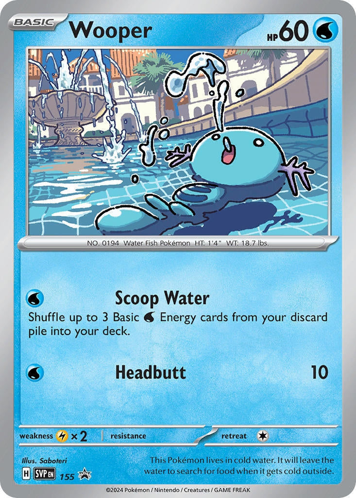 Wooper - 155 (155) (SV: Scarlet & Violet Promo Cards)