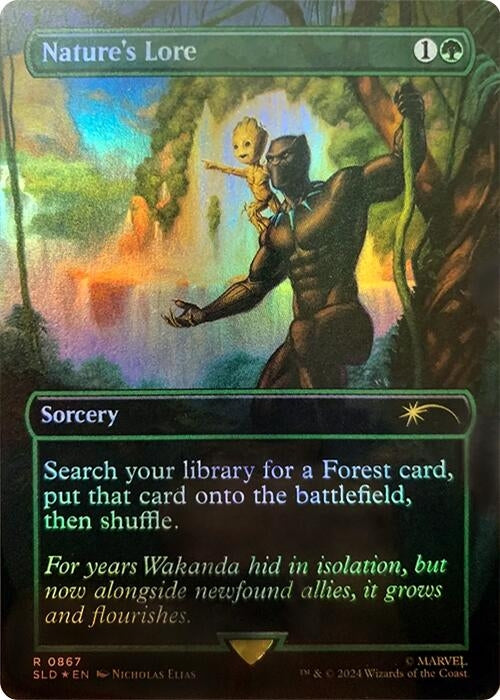 Nature's Lore (867) (Rainbow Foil) (867) (Secret Lair Drop Series)