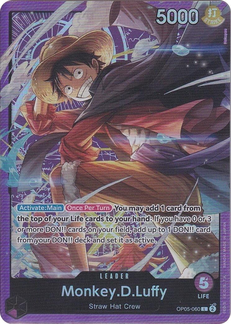 Monkey.D.Luffy (Sound Loader Vol. 1) (OP05-060) (One Piece Promotion Cards)