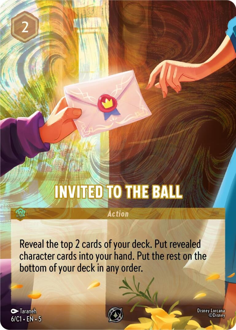 Invited to the Ball (6) (Disney Lorcana Promo Cards)