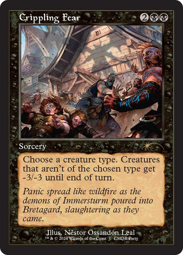 Crippling Fear (Retro Frame) (1) (WPN & Gateway Promos)