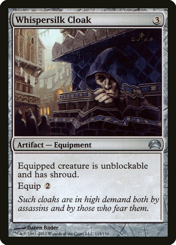 Image for Whispersilk Cloak (115) - Magic: The Gathering