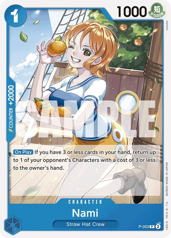 Nami (P-053) (Reprint) (P-053) (Premium Booster -The Best-)