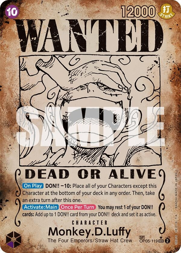 Monkey.D.Luffy (Wanted Poster) (OP05-119) (Emperors in the New World)