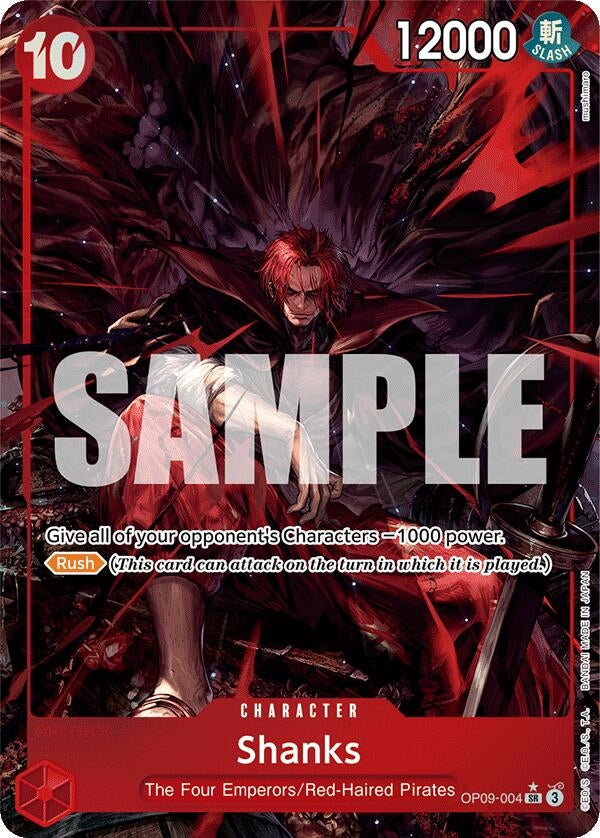 Shanks (004) (Alternate Art) (OP09-004) (Emperors in the New World)