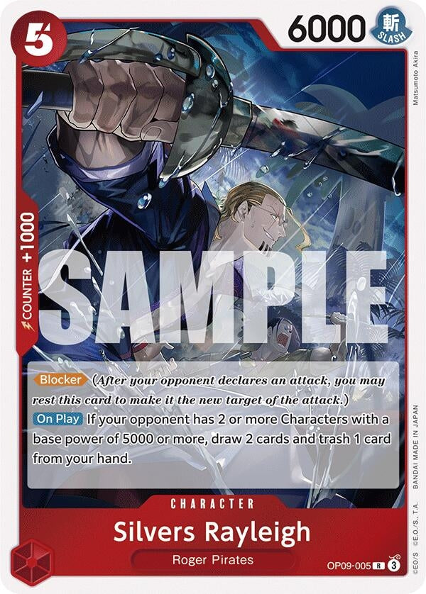 Image for Silvers Rayleigh (OP09-005) (Emperors in the New World) - One Piece Card Game