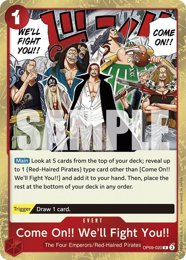 Image for Come On!! We'll Fight You!! (OP09-020) (Emperors in the New World) - One Piece Card Game