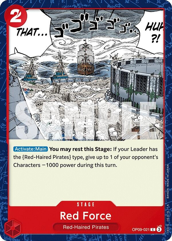 Red Force (OP09-021) (Emperors in the New World)