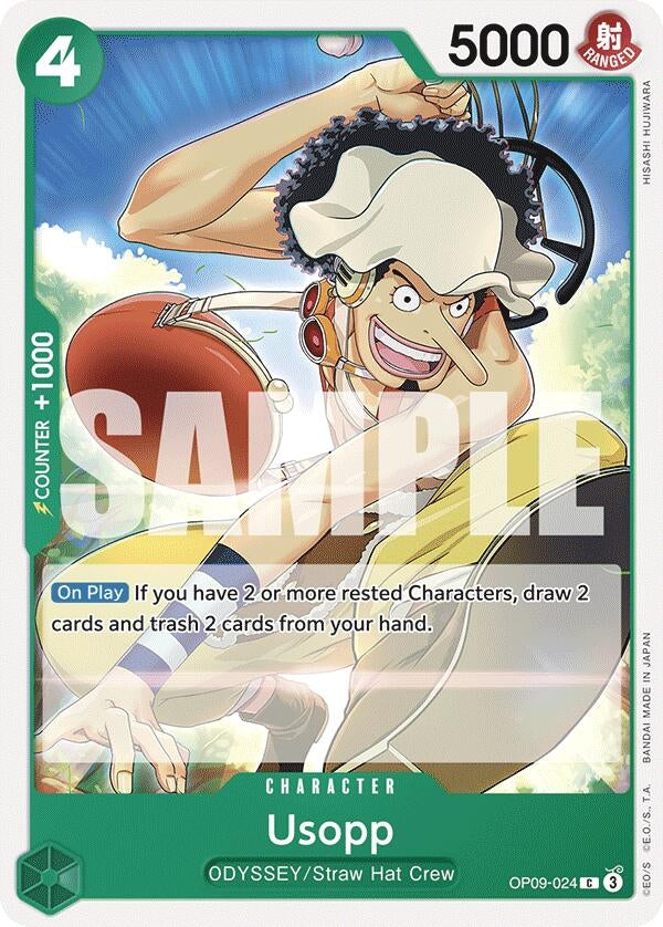 Image for Usopp (024) (OP09-024) (Emperors in the New World) - One Piece Card Game