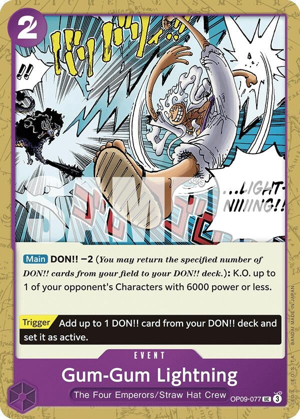 Gum-Gum Lightning (OP09-077) (Emperors in the New World)