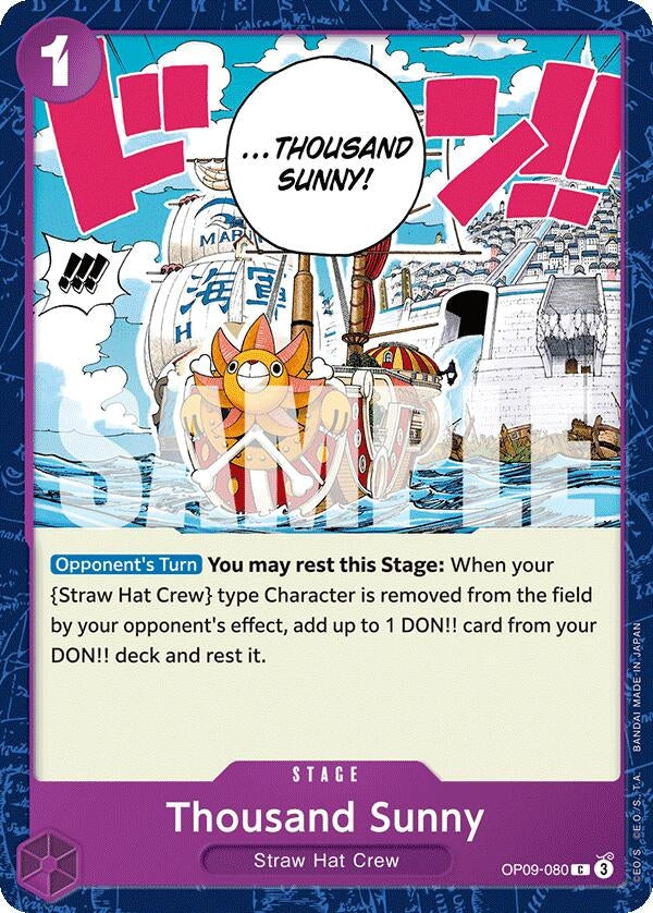 Thousand Sunny (OP09-080) (Emperors in the New World)