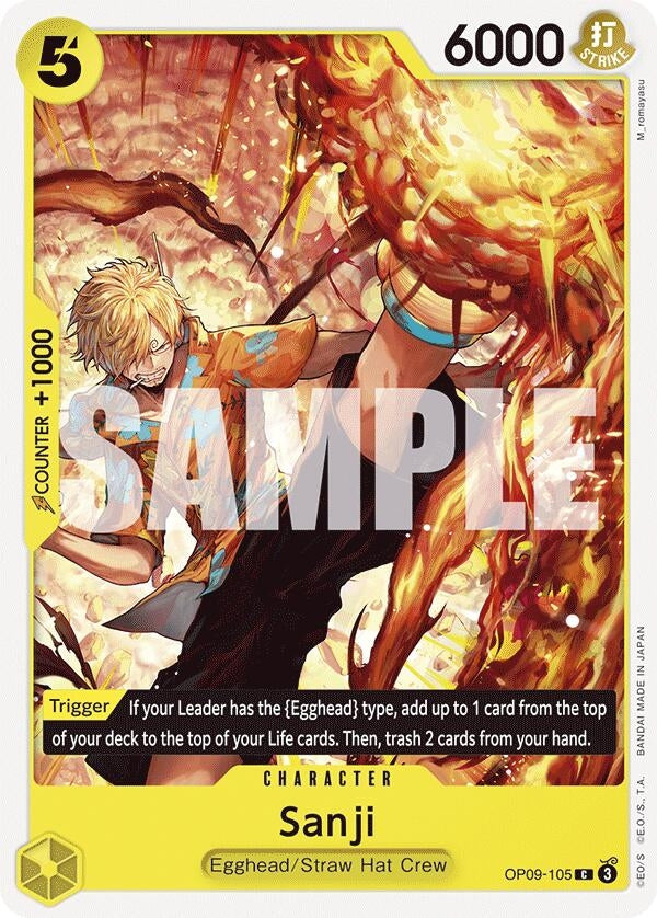 Sanji (105) (OP09-105) (Emperors in the New World)