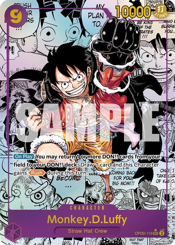 Monkey.D.Luffy (119) (Manga) (OP09-119) (Emperors in the New World)