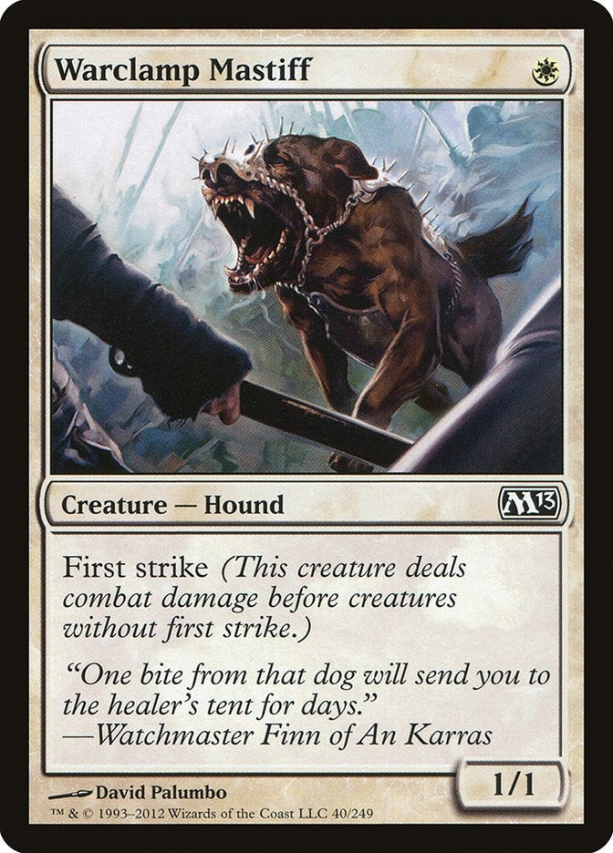 Image for Warclamp Mastiff (40) - Magic: The Gathering
