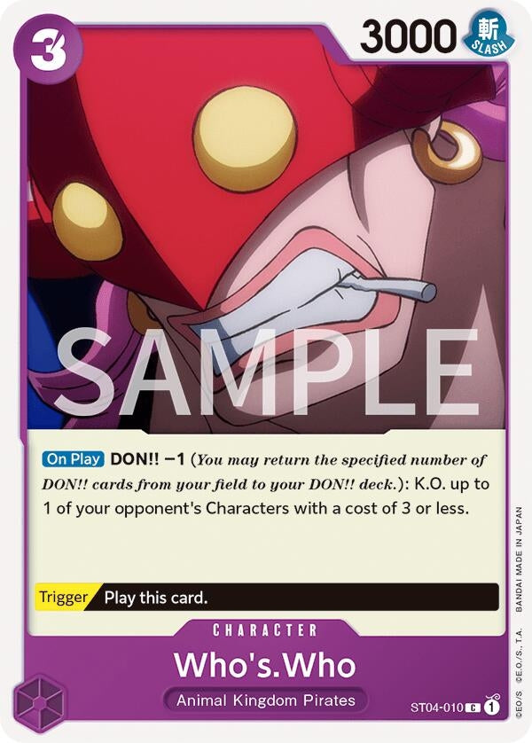 Who's.Who (ST04-010) (Revision Pack Cards)