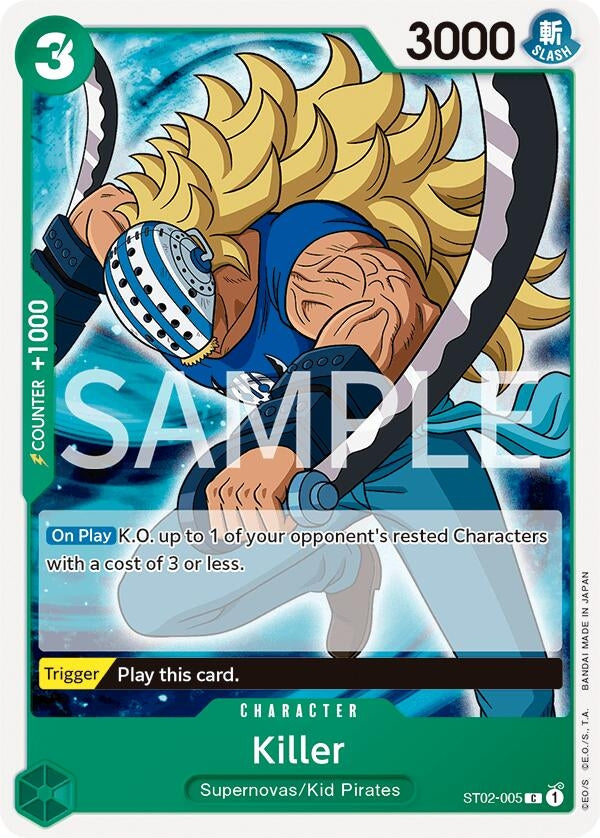 Killer (ST02-005) (Revision Pack Cards)