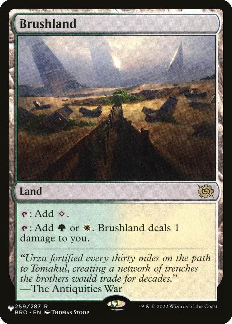 Brushland (BRO) (259/012) (The List Reprints)
