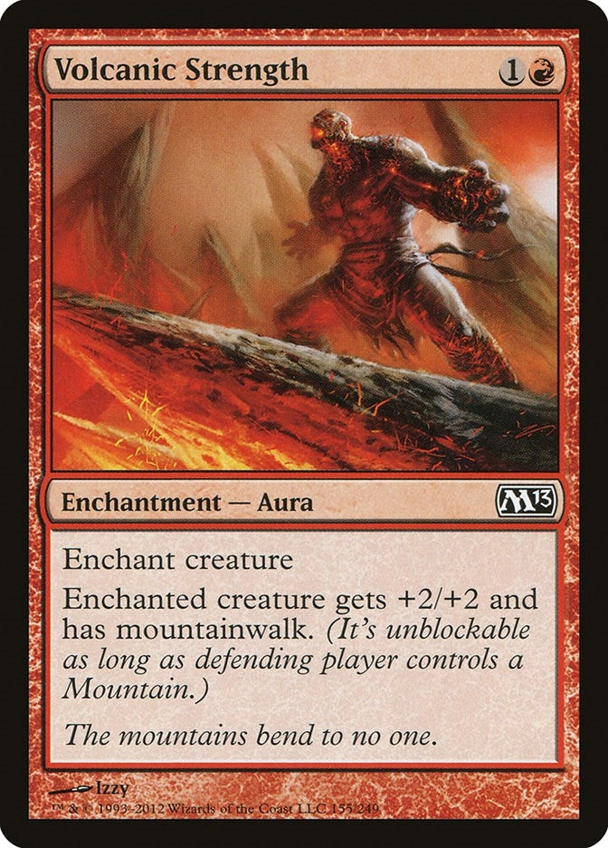 Image for Volcanic Strength (155) - Magic: The Gathering