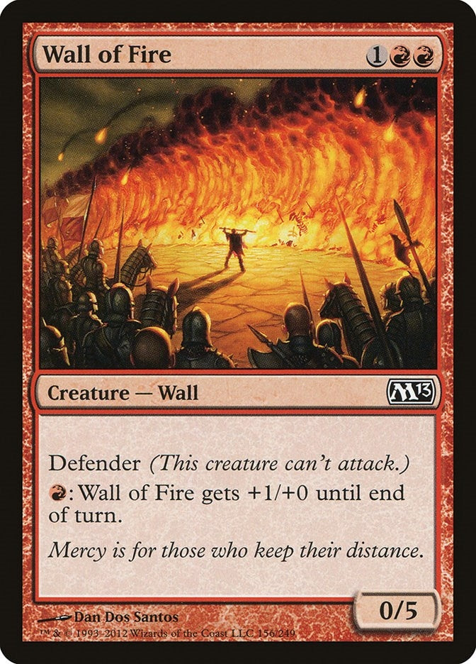 Image for Wall of Fire (156) - Magic: The Gathering