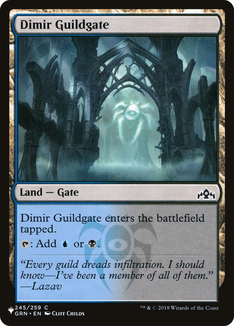 Dimir Guildgate (245/259) (The List Reprints)