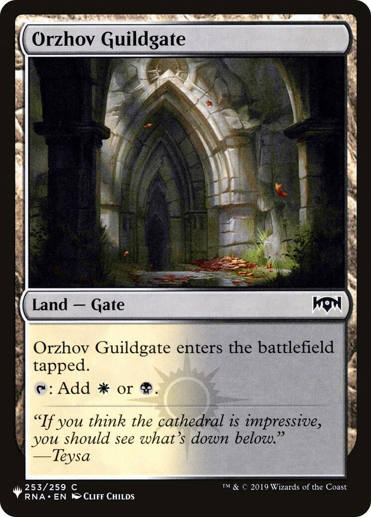 Orzhov Guildgate (253) (253/259) (The List Reprints)