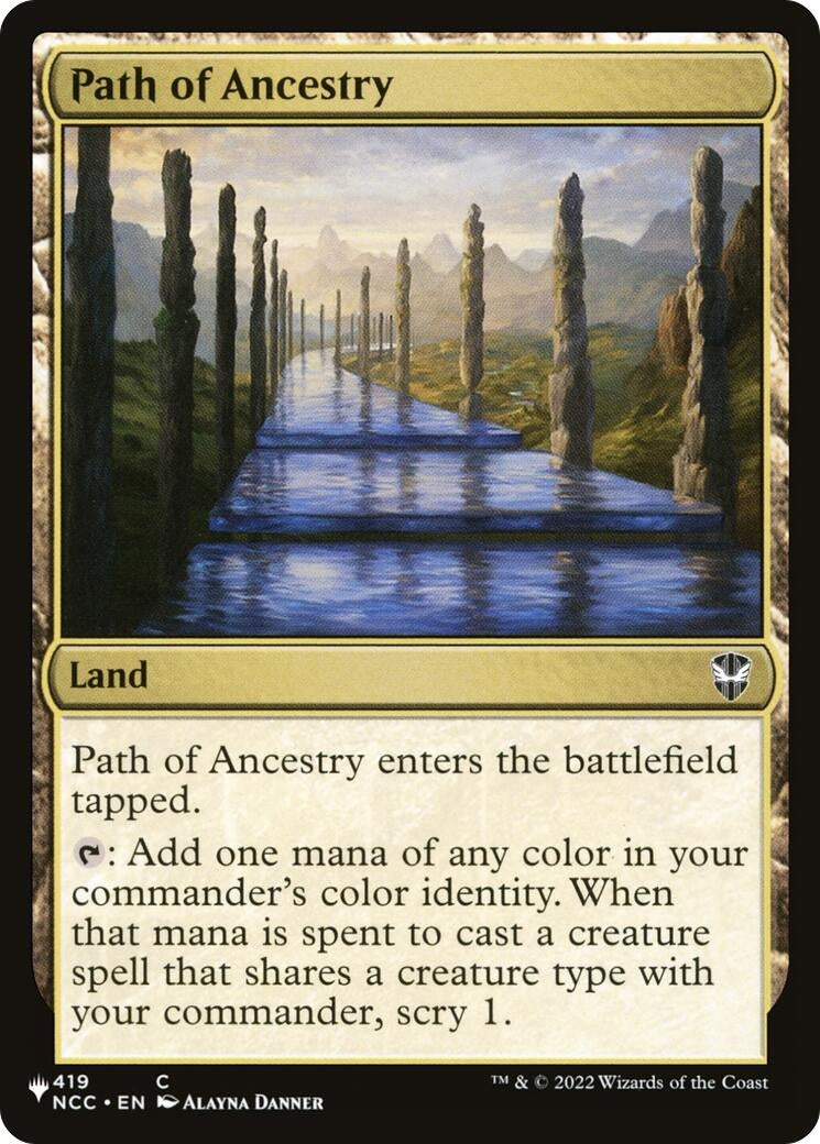 Path of Ancestry (NCC) (419/093) (The List Reprints)