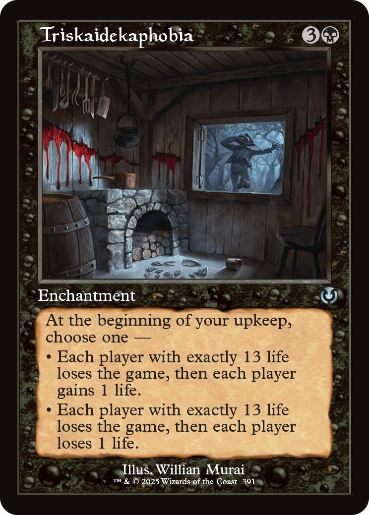 Image for Triskaidekaphobia (Retro Frame) (391) - Magic: The Gathering