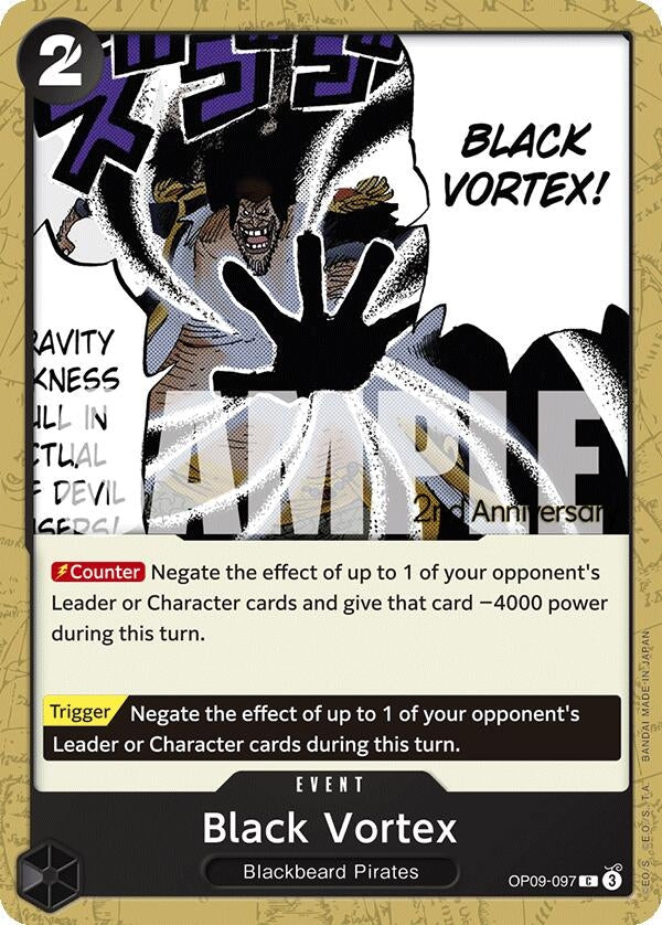 Black Vortex (OP09-097) (Emperors in the New World: 2nd Anniversary Tournament Cards)