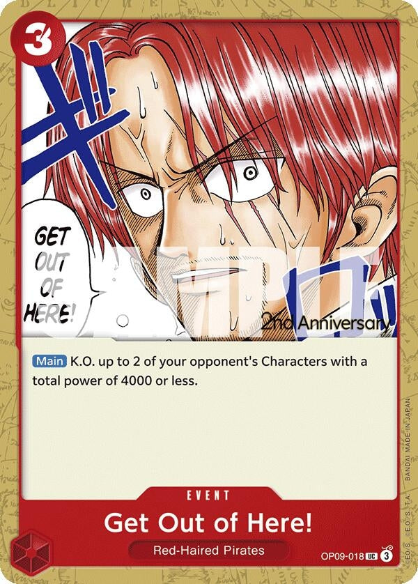 Get Out of Here! (OP09-018) (Emperors in the New World: 2nd Anniversary Tournament Cards)