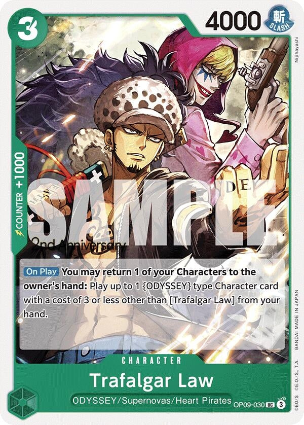 Trafalgar Law (OP09-030) (Emperors in the New World: 2nd Anniversary Tournament Cards)