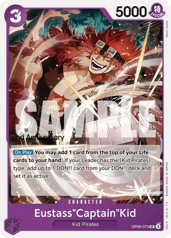 Eustass"Captain"Kid (OP09-075) (Emperors in the New World: 2nd Anniversary Tournament Cards)