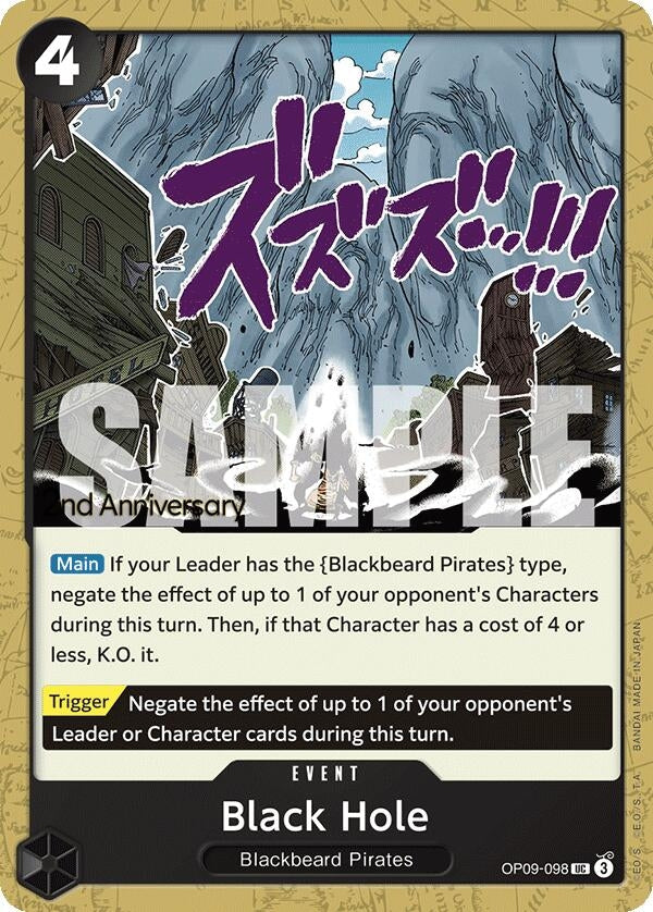 Black Hole (OP09-098) (Emperors in the New World: 2nd Anniversary Tournament Cards)