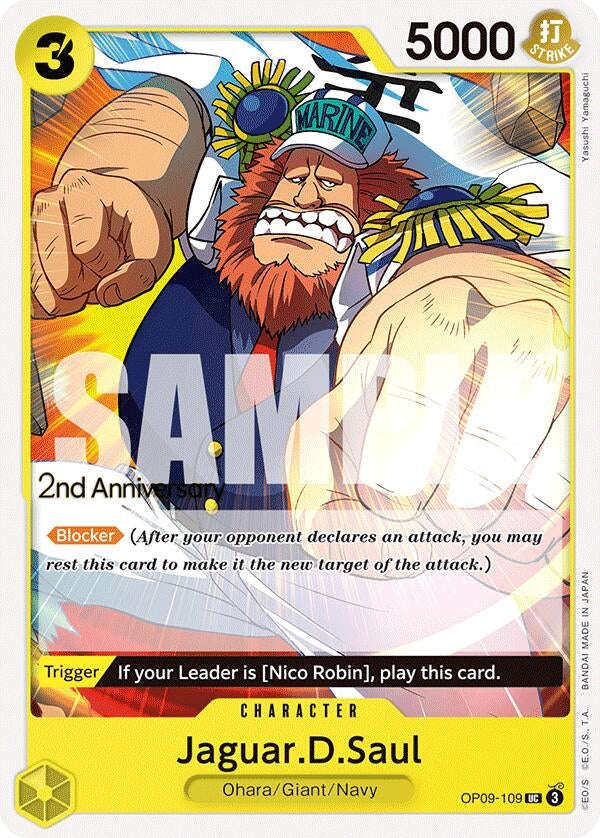 Jaguar.D.Saul (OP09-109) (Emperors in the New World: 2nd Anniversary Tournament Cards)