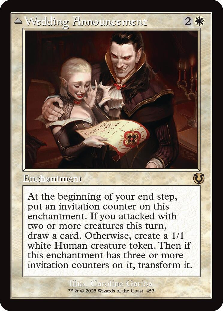 Image for Wedding Announcement (Retro Frame) (453) - Magic: The Gathering