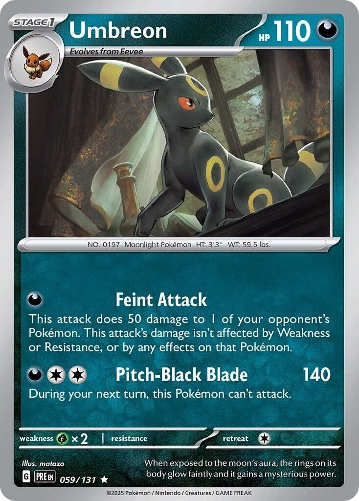 Image for Umbreon (059/131) (SV: Prismatic Evolutions) - Pokemon