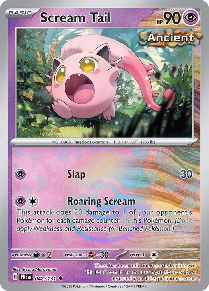 Image for Scream Tail (Poke Ball Pattern) (042/131) (SV: Prismatic Evolutions) - Pokemon