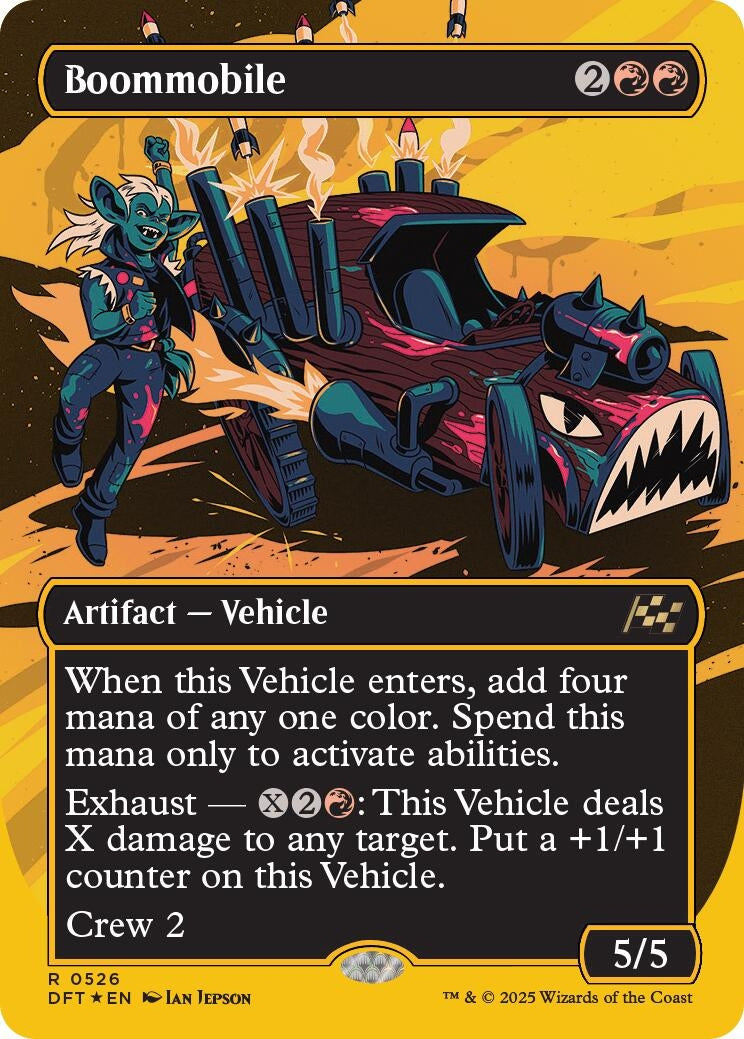 Boommobile (Borderless) (First-Place Foil) (526) (Aetherdrift)