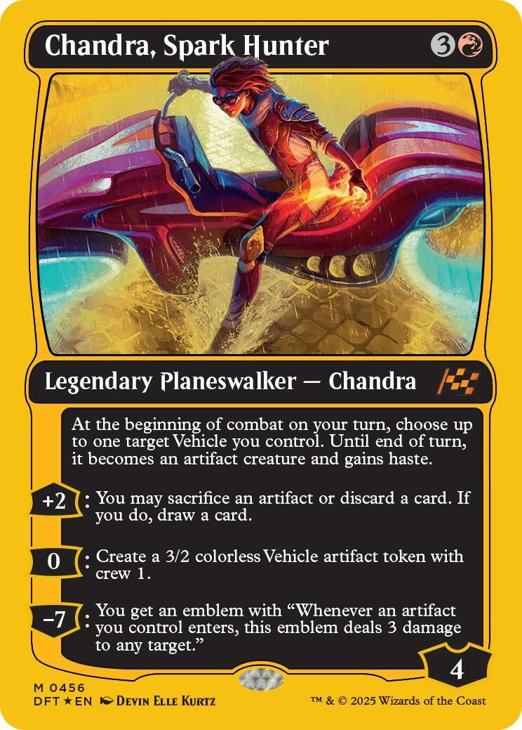 Chandra, Spark Hunter (First-Place Foil) (456) (Aetherdrift)