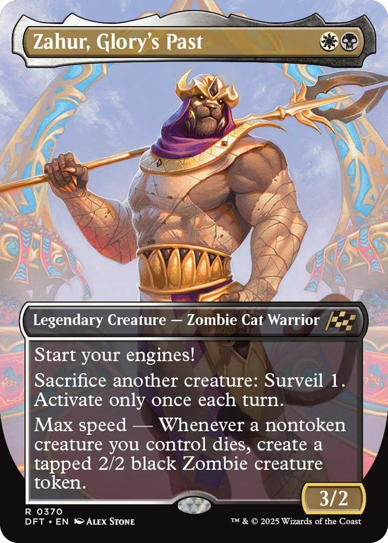 Image for Zahur, Glory's Past (Borderless) (370) (Aetherdrift) - Magic: The Gathering