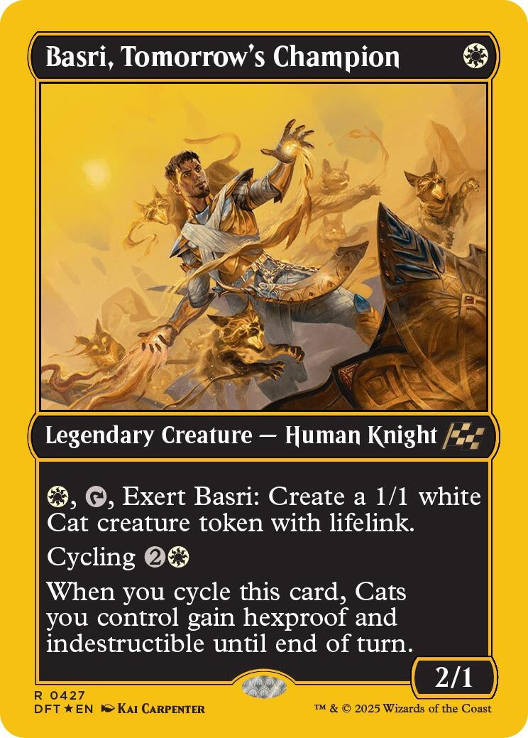 Basri, Tomorrow's Champion (First-Place Foil) (427) (Aetherdrift)