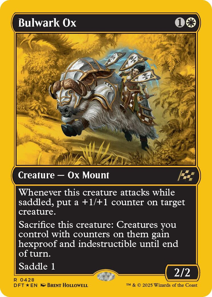 Bulwark Ox (First-Place Foil) (428) (Aetherdrift)