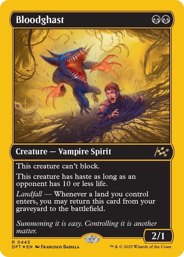 Bloodghast (First-Place Foil) (445) (Aetherdrift)