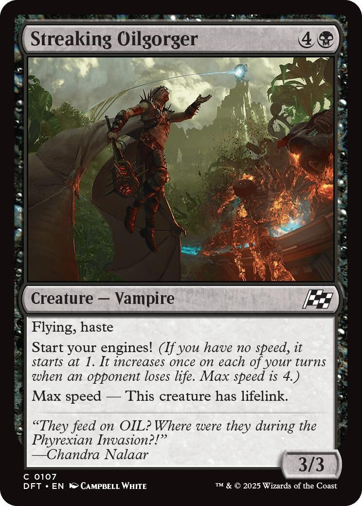 Image for Streaking Oilgorger (107) (Aetherdrift) - Magic: The Gathering