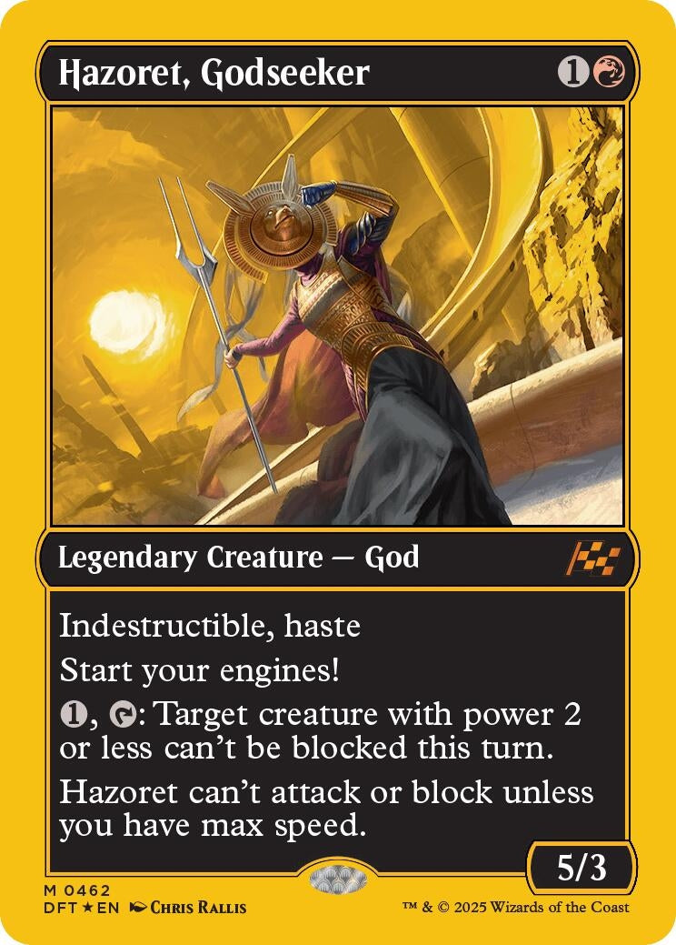 Hazoret, Godseeker (First-Place Foil) (462) (Aetherdrift)
