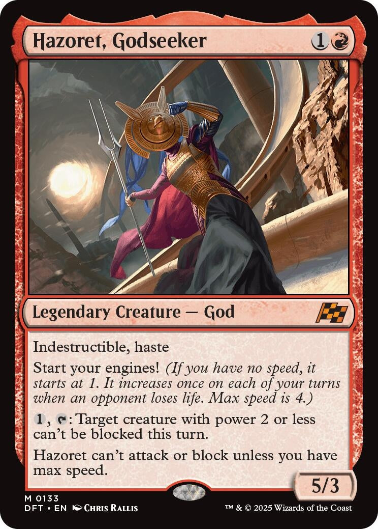 Image for Hazoret, Godseeker (133) (Aetherdrift) - Magic: The Gathering