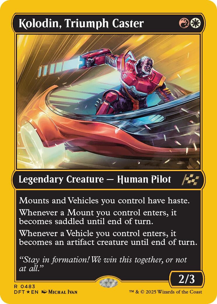 Kolodin, Triumph Caster (First-Place Foil) (483) (Aetherdrift)