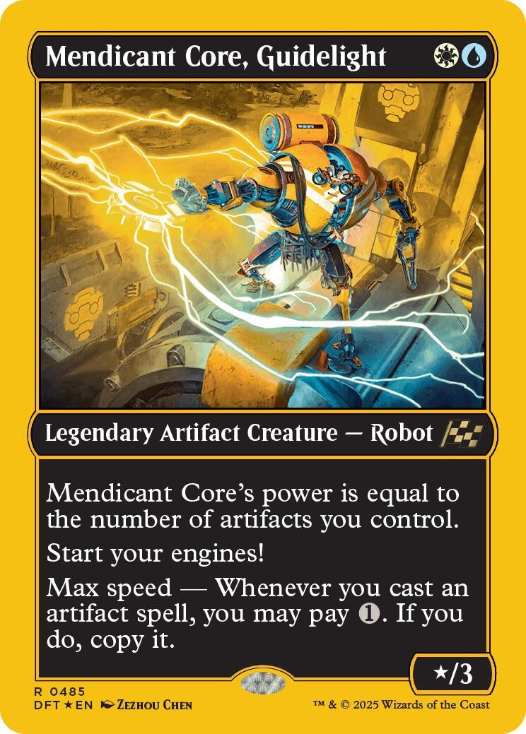 Image for Mendicant Core, Guidelight (First-Place Foil) (485) (Aetherdrift) - Magic: The Gathering